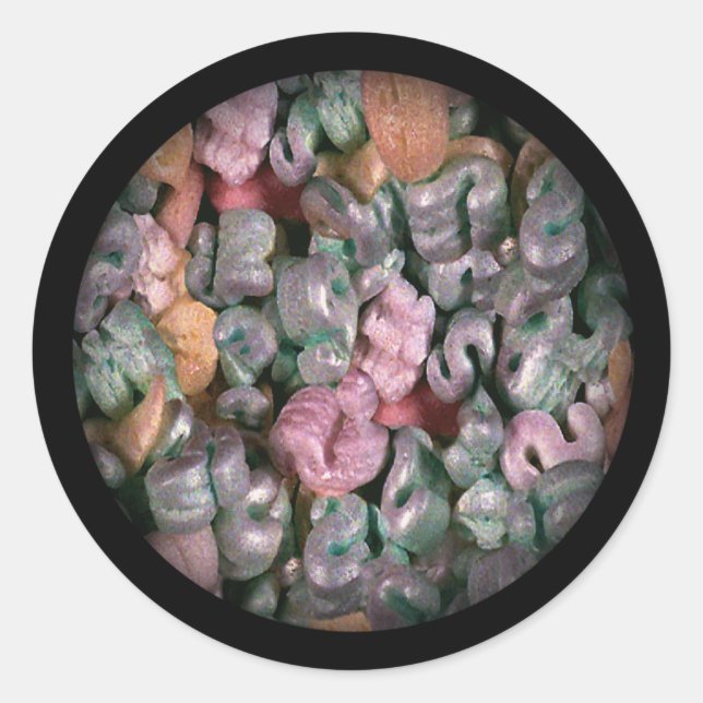 Verpackung Erdnüsse Neuheit Runder Aufkleber (Vorderseite)