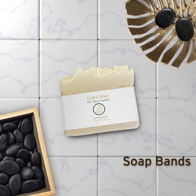 Verpackung für die Gold & Black Artisan Soap Band (Von Creator hochgeladen)