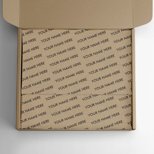 Verpackung für Firmennamen Markenartikel Corporate Seidenpapier