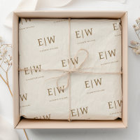 Verpackung für kundenspezifische Monogram-Unterneh