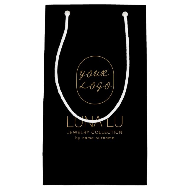 Verpackung für Minimalistisches Umschlag-Logo Kleine Geschenktüte (Vorderseite)