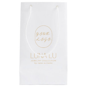 Verpackung für Minimalistisches Umschlag-Logo Kleine Geschenktüte