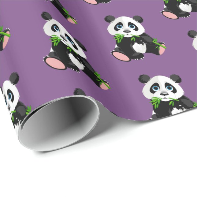 Verpackung von Papier-Panda Bären Geschenkpapier (Rolleneckpunkt)