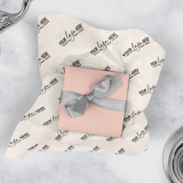 Verpackung von Schmuckstücken mit eigener Marke Seidenpapier