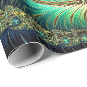 Verpackungs-Papier der Fraktal-Kunst-42 Geschenkpapier