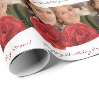 Verpackungs-Papier Rosen der alles Gute zum Geschenkpapier