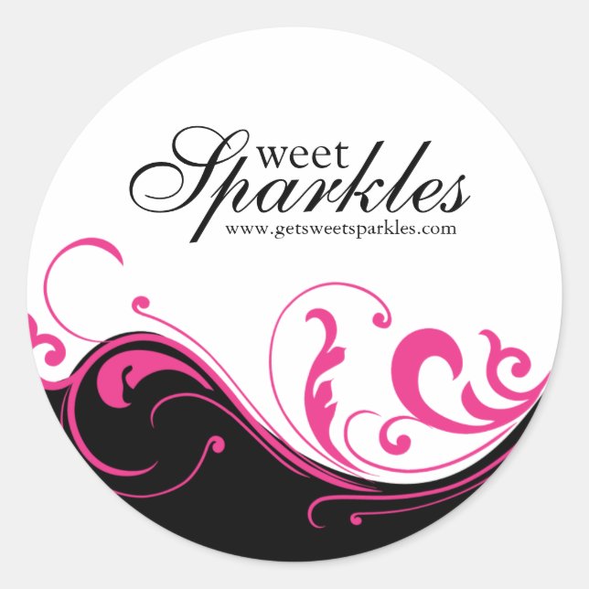 Verpackungsaufkleber Runder Aufkleber (Vorderseite)