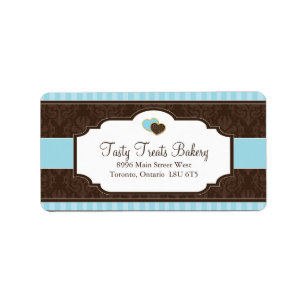 Verpackungsetiketten für Bäckereien Adressaufkleber