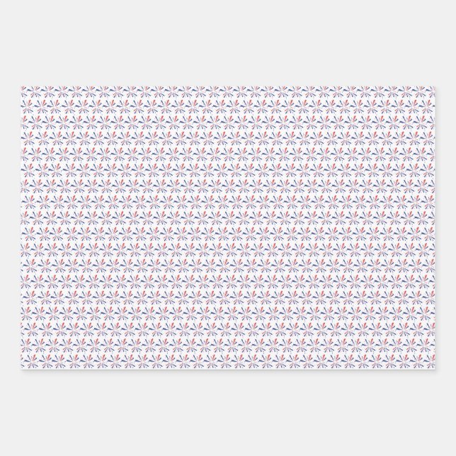 Verpackungspapier aus den USA Geschenkpapier Set (Vorderseite 3)