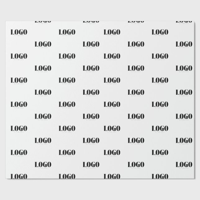 Verpackungspapier für Firmenlogo Geschenkpapier (Saum)