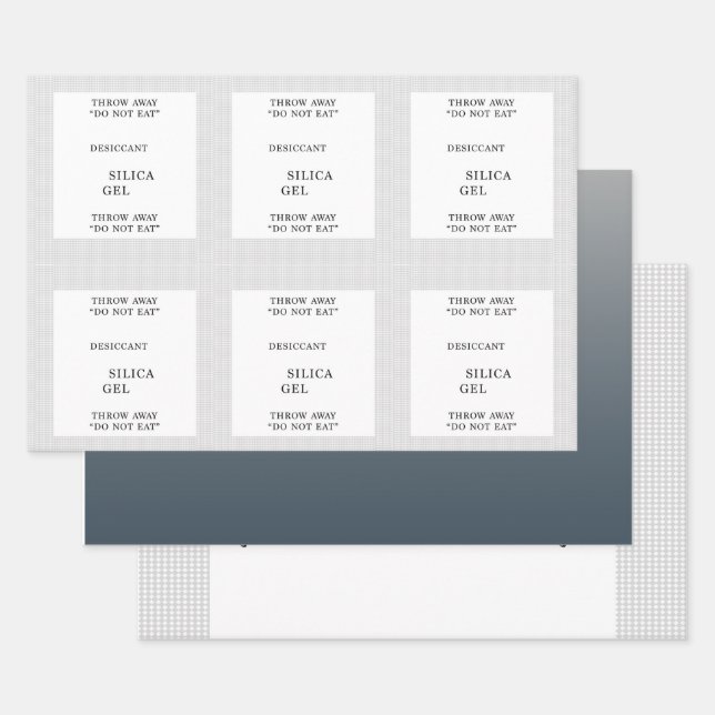 Verpackungspapier für Silikon-Gel-Pack Geschenkpapier Set (Set)