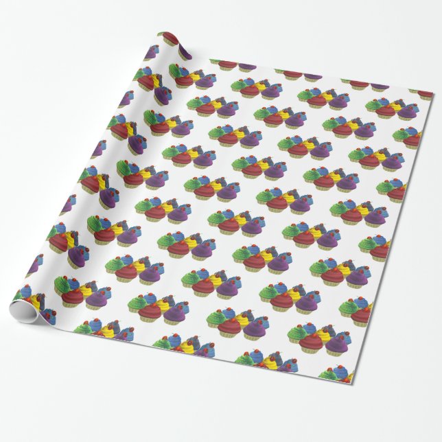 Verpackungspapier Geburtstagsverpackung Geschenkpapier (Ungerollt)
