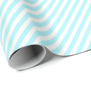 Verpackungspapier HAMbWG - Minze/Weißstreifen Geschenkpapier