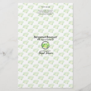 Verpackungswrapper für Bergamot-Seifen   Leinenpap