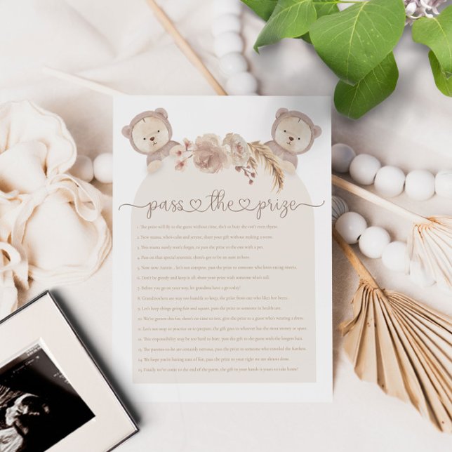 Verpassen Sie das Twins Teddy Bear Baby Shower Gam (Von Creator hochgeladen)