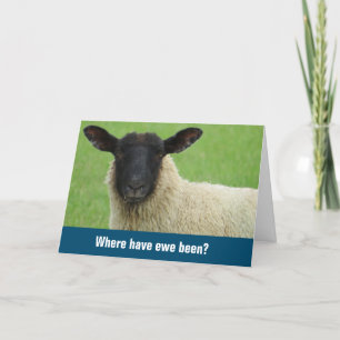 Verpassen Sie nicht, dass Sie nur wegen der lustig Karte