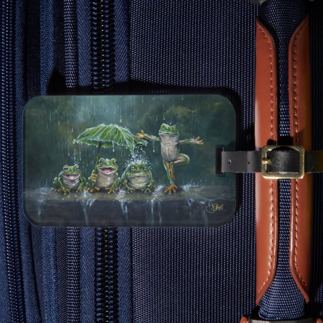 "Verpflichtender Spaß" Gepäckanhänger (Vorderseite Insitu 4)