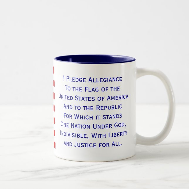 Verpflichtung zur Tasse der Flagge der Allianz (Rechts)