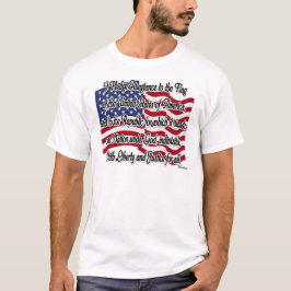 Verpflichtung zur Verbundenheit mit der US-Flagge T-Shirt