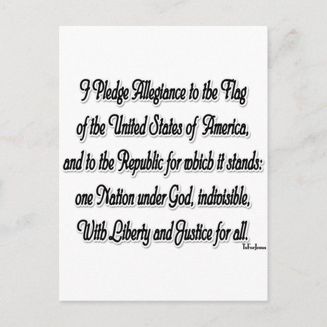 Verpflichtung zur Verbundenheit Postkarte (Vorderseite)