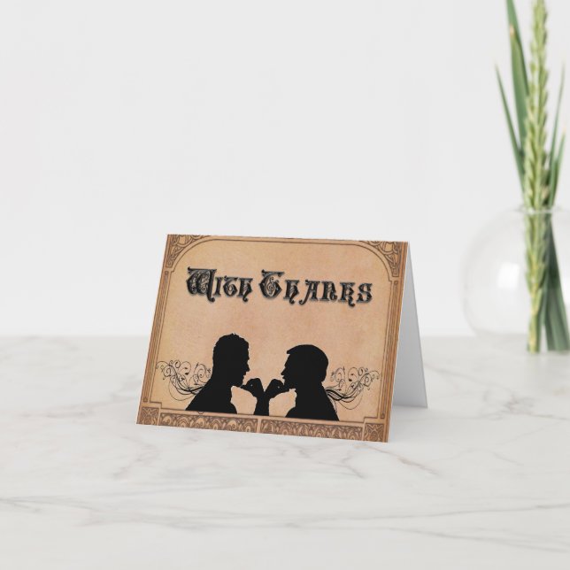 Verpflichtungsfeier Maßgeschneiderte Dankeskarten Dankeskarte (Vorderseite)