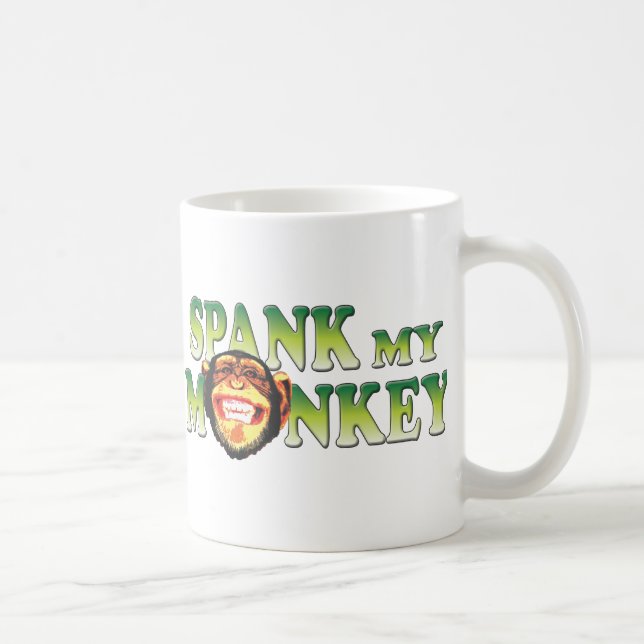 Verprügeln Sie meinen Affen Tasse (Rechts)