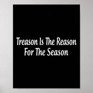 Verrat ist der Grund für die Saison - Anti-Trump Poster