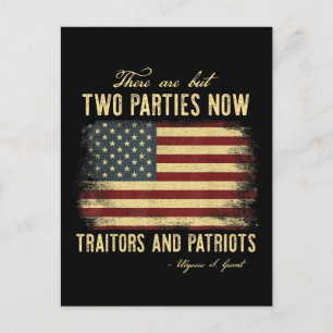 Verräter und Patrioten Postkarte