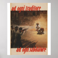 Verräter zu jedem Propaganda-Poster