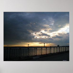 Verrazano Bridge Brooklyn New York Poster