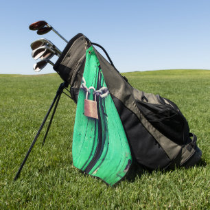 Verriegelung und Kette Golfhandtuch