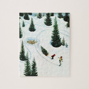 Verringern des Baums Puzzle