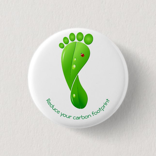 Verringern Sie Ihr ökologisches Button (Vorderseite)