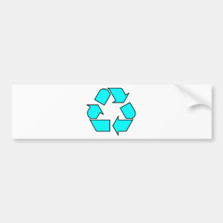 Verringern Sie Wiederverwendung recyceln Autoaufkleber