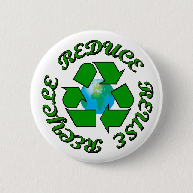 Verringern Sie Wiederverwendung recyceln Button (Vorderseite)