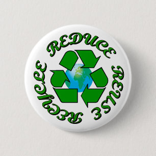 Verringern Sie Wiederverwendung recyceln Button