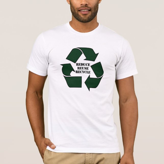 Verringern Sie Wiederverwendung recyceln des T-Shirt (Vorderseite)