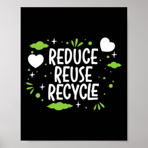Verringerung der Wiederverwendung Gerecycelt Mutte Poster