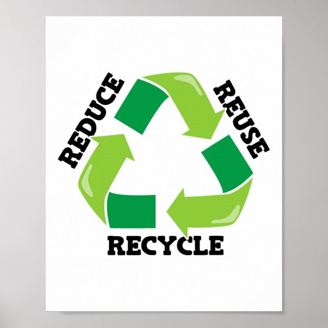 Verringerung der Wiederverwendung Gerecycelt Mutte Poster (Vorne)