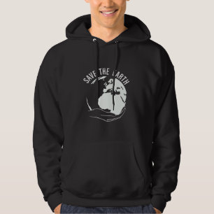 Verringerung der Wiederverwendung gerecycelt rett Hoodie