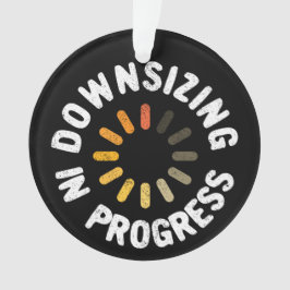 Verringerung des Fortschrittsgewichtssenkungsplans Ornament