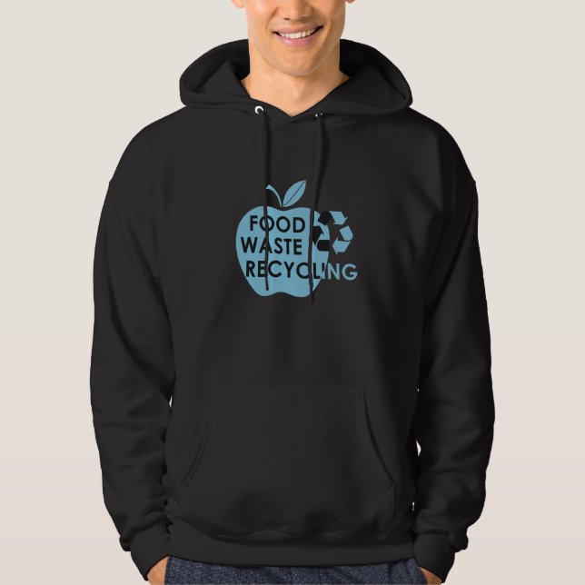 Verringerung von Lebensmittelabfällen, die ökologi Hoodie (Vorderseite)
