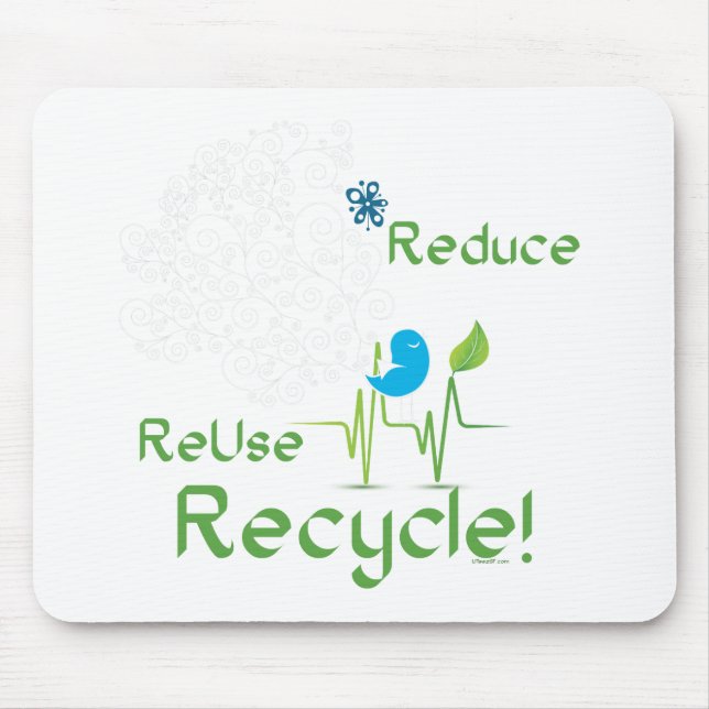 Verringerung von VogelBLK Mousepad (Vorne)