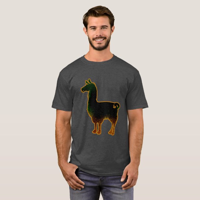 Verrosteter Lama-T - Shirt (Vorne ganz)