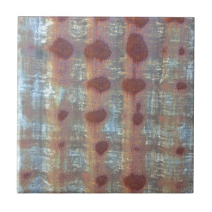 Verrostetes Wellblech Fliese