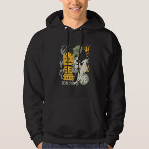 Verrottete Leiche Yurei Geist Japanische Todesfolk Hoodie