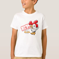 Verrückt der Huhn-T - Shirt