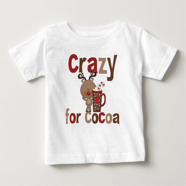 Verrückt für Kakao Baby T-shirt (Vorderseite)