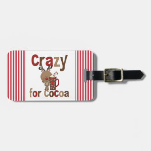 Verrückt für Kakao Gepäckanhänger