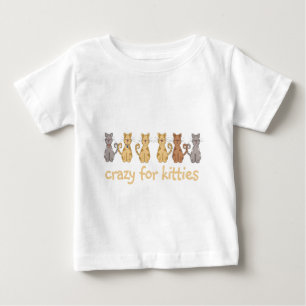 Verrückt für Kätzchen-T-Shirts und Geschenke Baby T-shirt